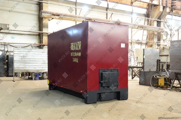 Твердотопливный котел 1100 кВт водогрейный