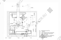 Схема подключения и монтажа водогрейного промышленного котла КВа 3,5