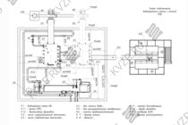 Схема подключения и монтажа водогрейного промышленного котла КВм-1,1 с топкой РПК
