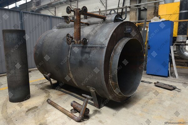 Парогенератор на мазуте 2500 кг в час изготовление